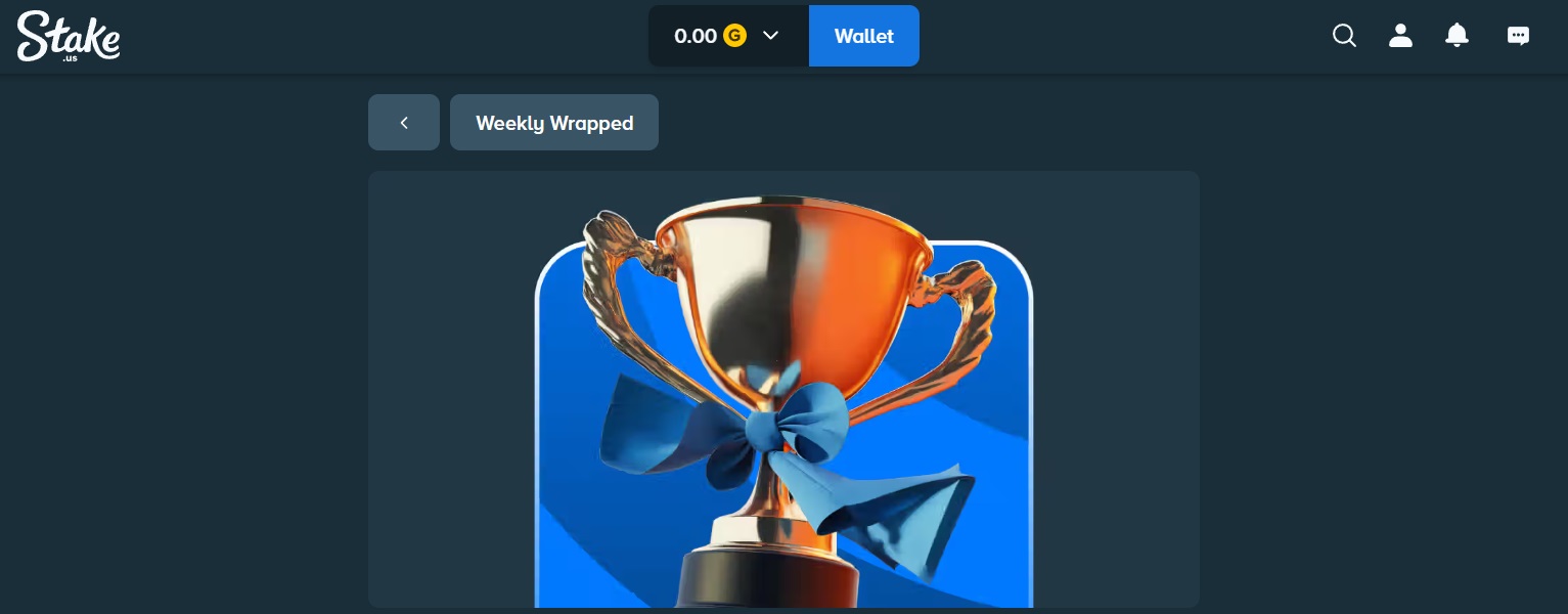Stake.us Weekly Wrapped
